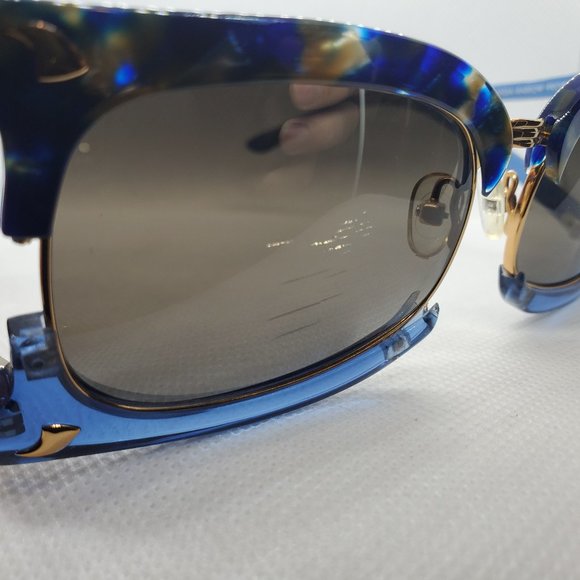 LINDA FARROW X PRABAL GURUNG Blue Sunglasses main image 10